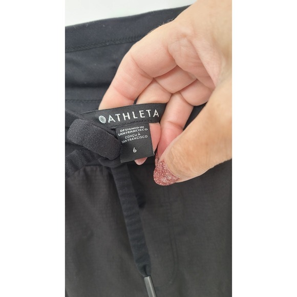 Athleta Trekkie North High Rise Jogger Pants Black Women's Size 6 - Picture 10 of 15